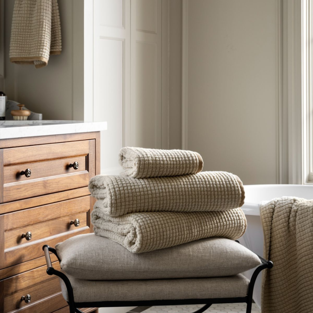 Oatmeal Waffle Towels