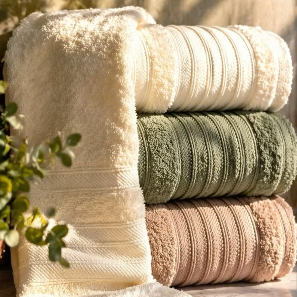 Textured Cotton Towels