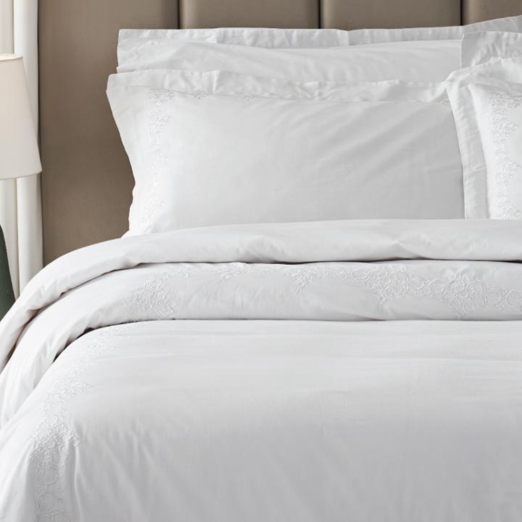 white-bed